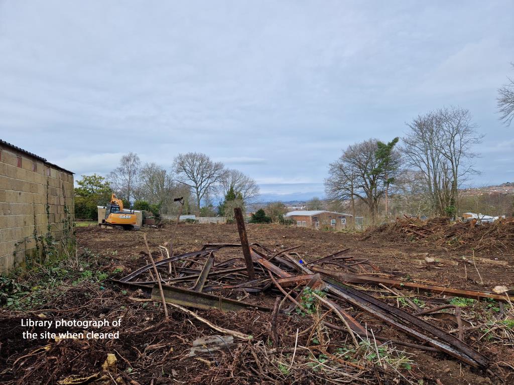 Lot: 42 - OVER THREE QUARTERS OF AN ACRE OF FREEHOLD LAND WITH POTENTIAL - Library photograph of the site when cleared